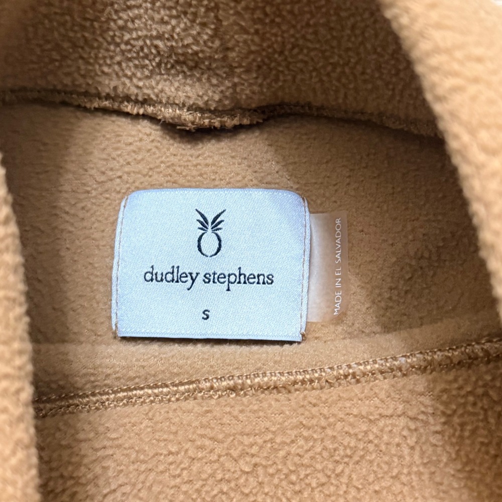 Dudley Stephens Cobble Hill Fleece Turtleneck Camel Tan Small Pullover Sweater - Picture 5 of 7